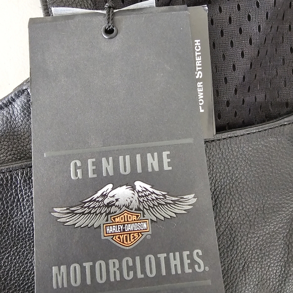 NWT Women's Harley Davidson 1W Black Leather Riding Chaps - Picture 6 of 11